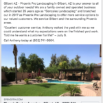 ad Phoenix Pro Landscaping Gilbert AZ