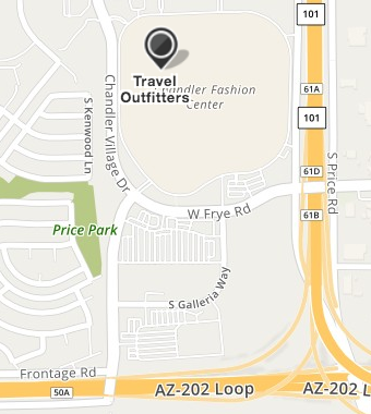 map Travel Outfitters Chandler AZ