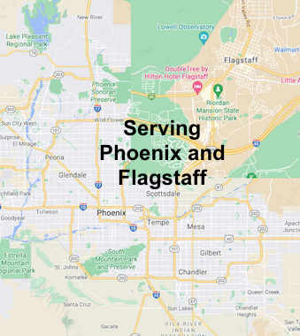 Phoenix Flagstaff map 3