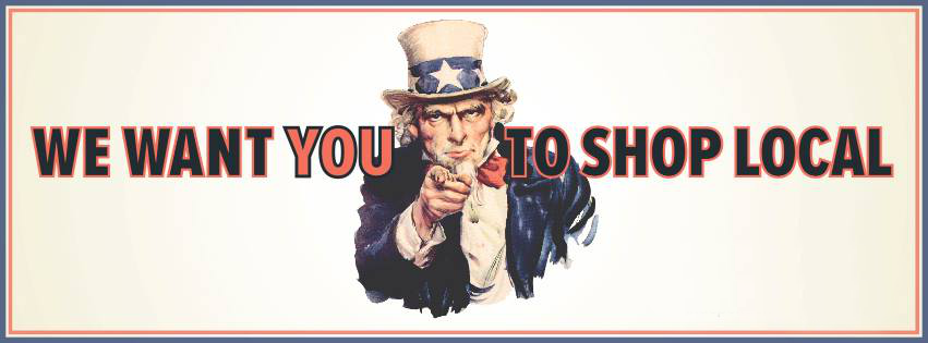 Uncle Sam say shop local