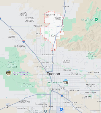 oro valley map