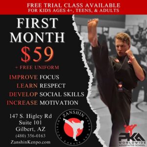 Zanshin American Karate ad