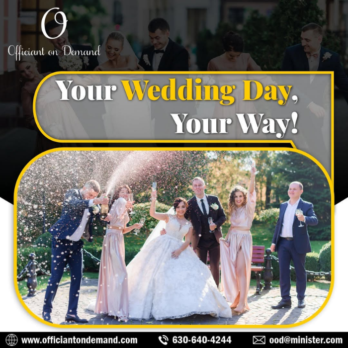 Spend It In Officiant On Demand in Chicago IL 3 Spend It In Officiant On Demand in Chicago IL 3